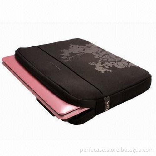 Neoprene Laptop Sleeve, Thick Silkscreen Printing, Quality Twill Lining Inside